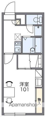 レオパレスDOLCE K・Y(1K/2階)の間取り写真