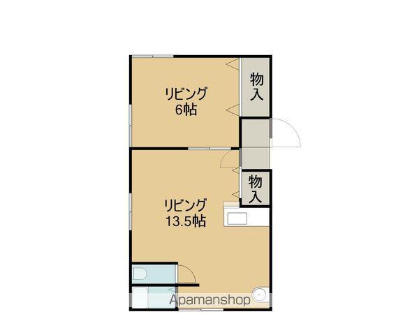 コーポ長岡(1LDK/2階)の間取り写真