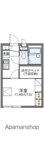 レオパレスビオラ(1K/2階)の間取り写真