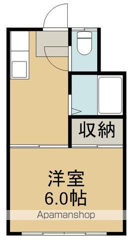 満月荘(1K/1階)の間取り写真