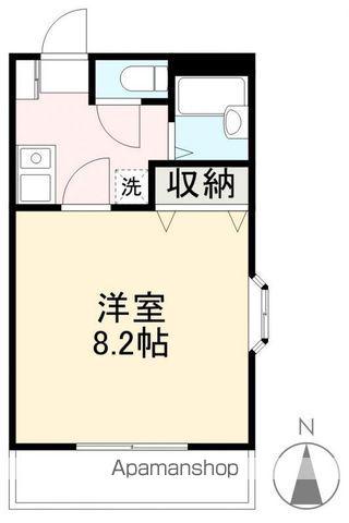 サンビート(1K/2階)の間取り写真