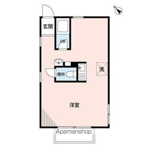 リサージュ(ワンルーム/1階)の間取り写真