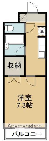 ハピネス上飯田(1K/2階)の間取り写真