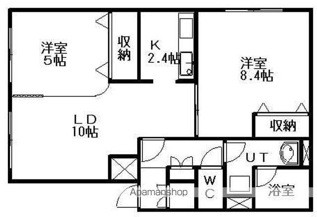 エムワイ本郷(2LDK/3階)の間取り写真