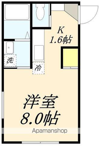 グランセ小樽富岡(1K/4階)の間取り写真