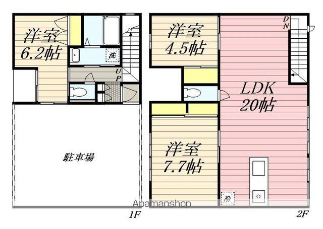 PASSAGE REPOSER(3LDK/1階)の間取り写真