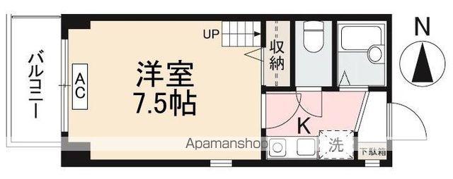 フローレス昭和町(1K/2階)の間取り写真