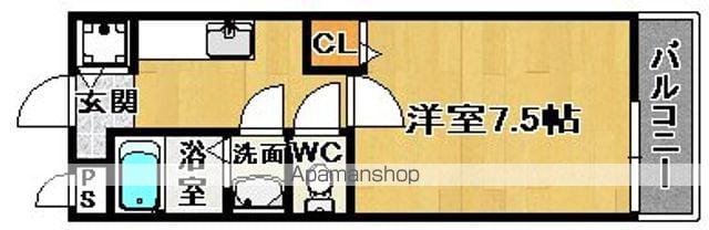 フジパレス シェソワ土塔(1K/2階)の間取り写真