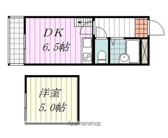 コートダジュール(1DK/1階)の間取り写真