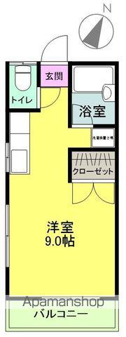 エスポワール Ⅰ(ワンルーム/1階)の間取り写真