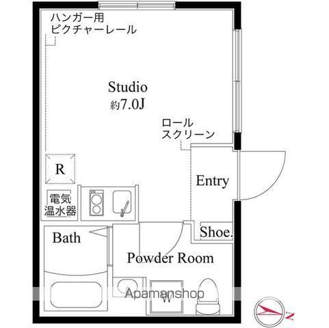 CASA PIAZZA錦糸町(ワンルーム/2階)の間取り写真
