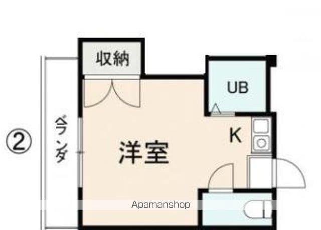 コート紙町Ⅹ(ワンルーム/2階)の間取り写真