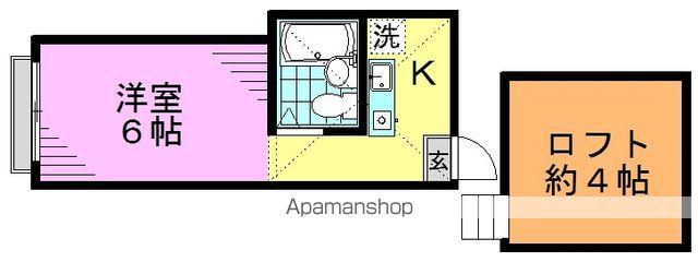 パレスヤマト(ワンルーム/1階)の間取り写真