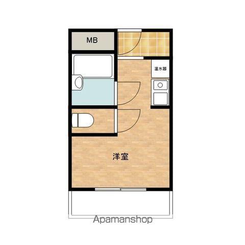 おおやマンションⅡ(1K/4階)の間取り写真