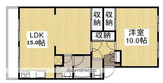 ベアシティ糸崎(1LDK/4階)の間取り写真