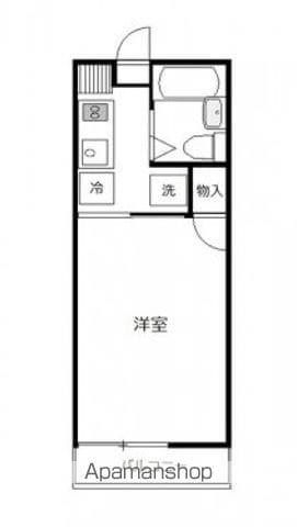 ハイツ舩木(1K/1階)の間取り写真