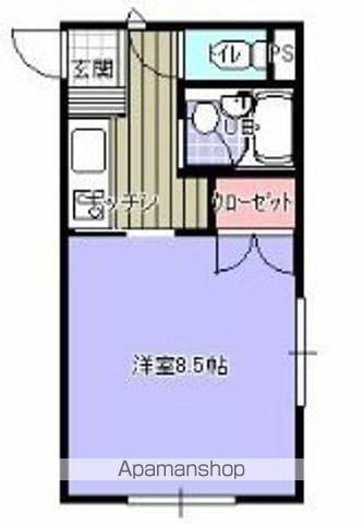 ジュ・ウェル寿(1K/4階)の間取り写真