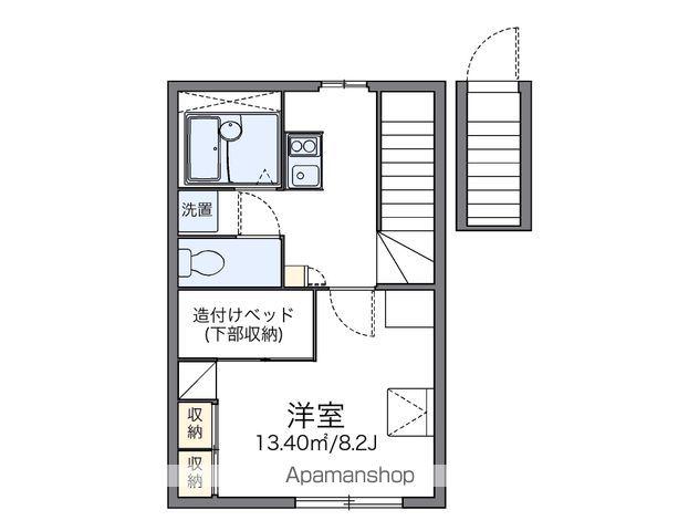 レオパレスいずみ(1K/2階)の間取り写真