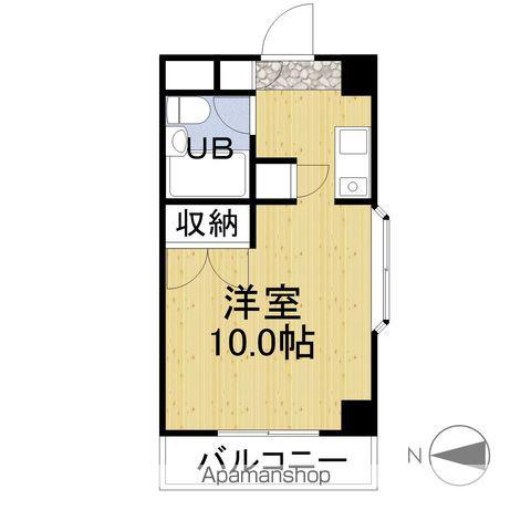 ゴールデンパーク豊島(ワンルーム/3階)の間取り写真