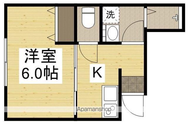 パスティア新倉敷(1K/1階)の間取り写真