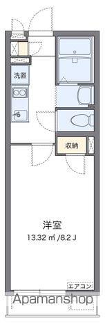 クレイノペルレシュロス Ⅹ(1K/1階)の間取り写真