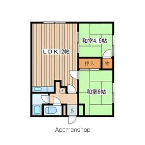 JCハウス太平(2LDK/2階)の間取り写真