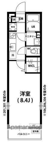 リブリ・エスペランサ(1K/1階)の間取り写真
