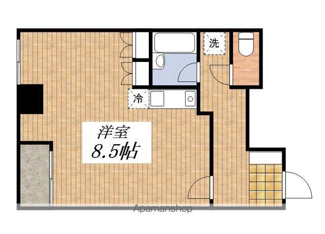 マイコート日野Ⅱ(ワンルーム/5階)の間取り写真