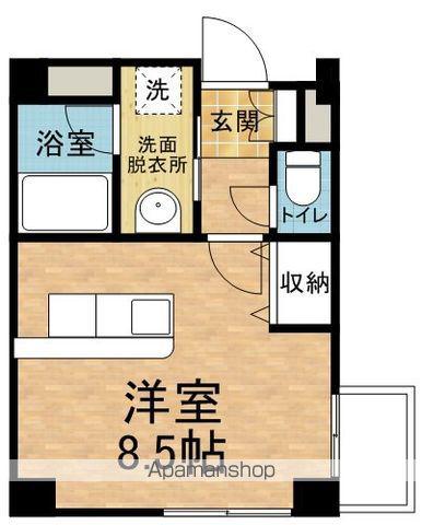 サームスコマツ(ワンルーム/5階)の間取り写真