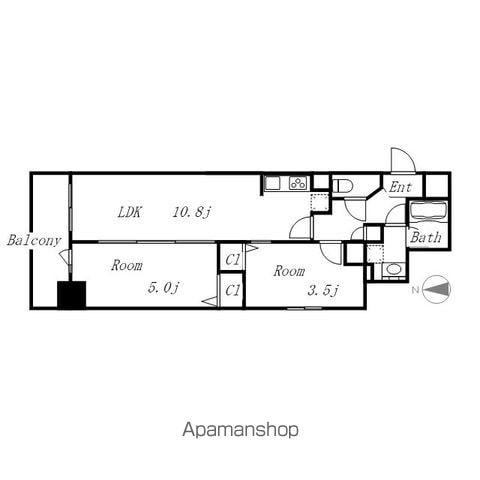プレサンスTHE久屋大通レジェンド(2LDK/14階)の間取り写真