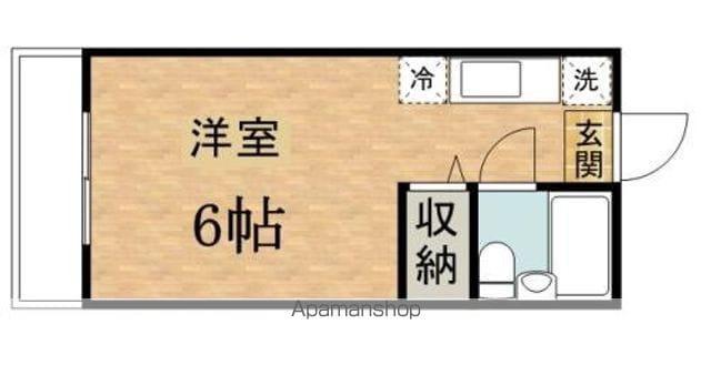 クレールメゾン(ワンルーム/1階)の間取り写真