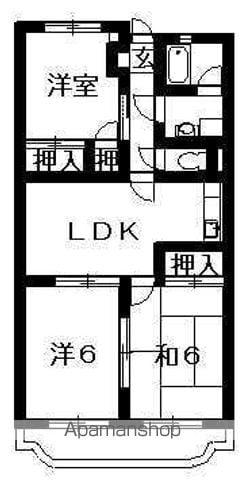 ハーブメゾン賀好(3LDK/3階)の間取り写真