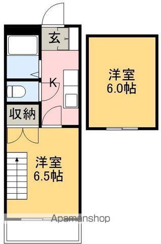 ピュア高須Ⅱ(1K/4階)の間取り写真