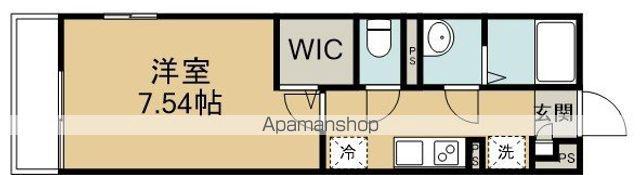 VICTORY HOUSE(1K/2階)の間取り写真