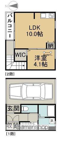 ADD ON 長牧Ⅱ(1LDK/1階)の間取り写真