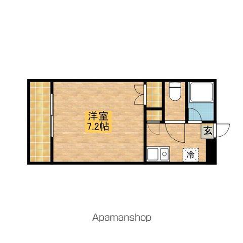 スチューデントマンション(ワンルーム/2階)の間取り写真