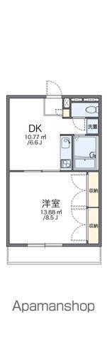 レオパレス拝島町(1DK/3階)の間取り写真