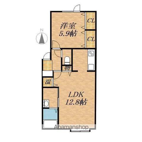 グラシアス 新町(1LDK/1階)の間取り写真
