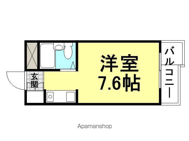 アルテハイム武庫之荘(ワンルーム/3階)の間取り写真