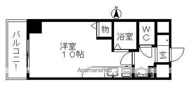サン・アペックス名駅(ワンルーム/7階)の間取り写真