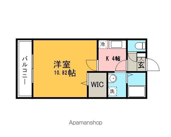 久大本線 御井駅 徒歩25分 3階建 築21年(1K/2階)の間取り写真