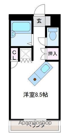 アルフィーネ宇部(ワンルーム/2階)の間取り写真
