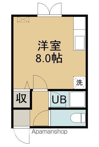 ヴィラ香雪Ⅱ(ワンルーム/3階)の間取り写真