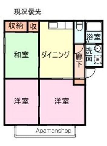 グランドメゾン大輝(3DK/1階)の間取り写真