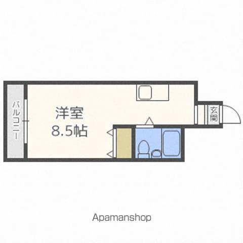 ラ・パルフェ・ド札幌(ワンルーム/9階)の間取り写真