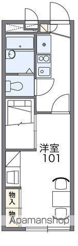 レオパレスR&A(1K/1階)の間取り写真