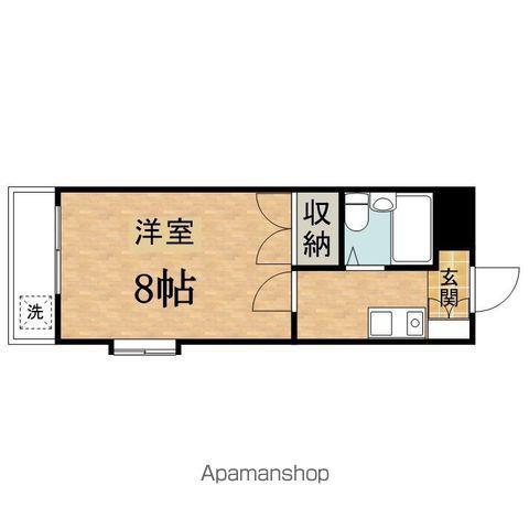 カーサ柊(1K/5階)の間取り写真