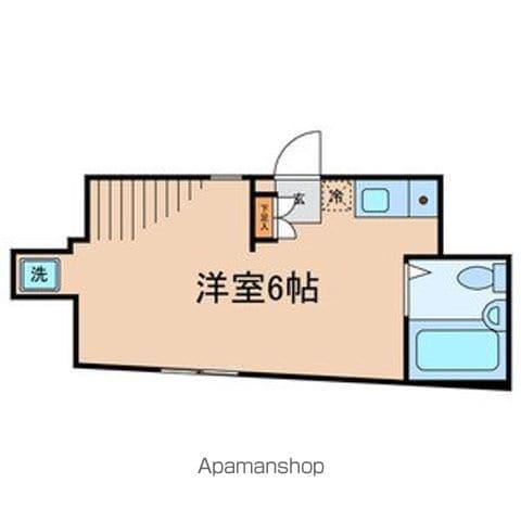 アペックス・下高井戸(ワンルーム/1階)の間取り写真