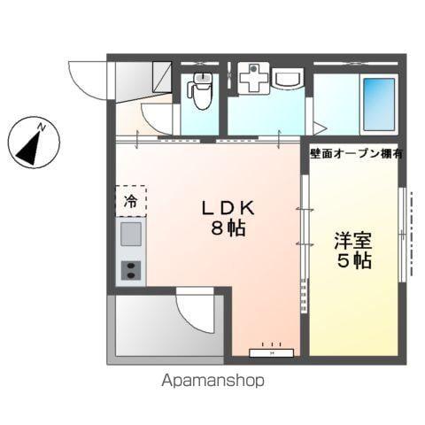 グラン ジャルダン(1LDK/1階)の間取り写真