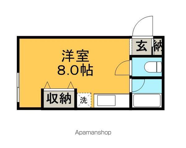 コーポレーヴ(ワンルーム/1階)の間取り写真